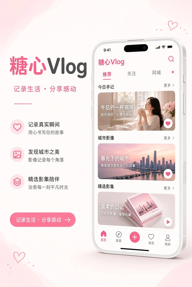 糖心Vlog APP服务展示